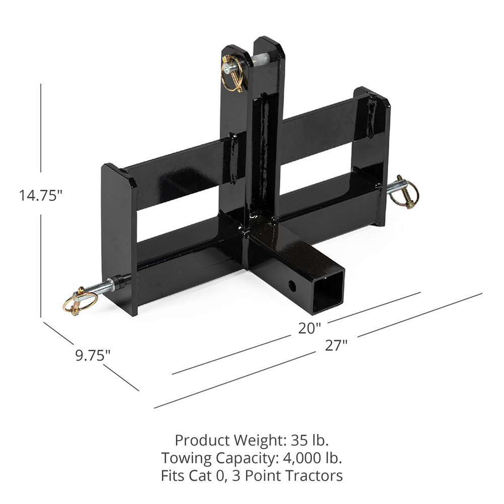 Drawbar traktor 3 titik details